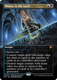 Drown in the Loch (Borderless) - Special Guests (SPG) #27 - Mythic Magic: The Gathering Trading Card