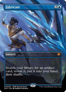Fabricate (Borderless) - Special Guests (SPG) #20 - Mythic Rare Magic: The Gathering Trading Card
