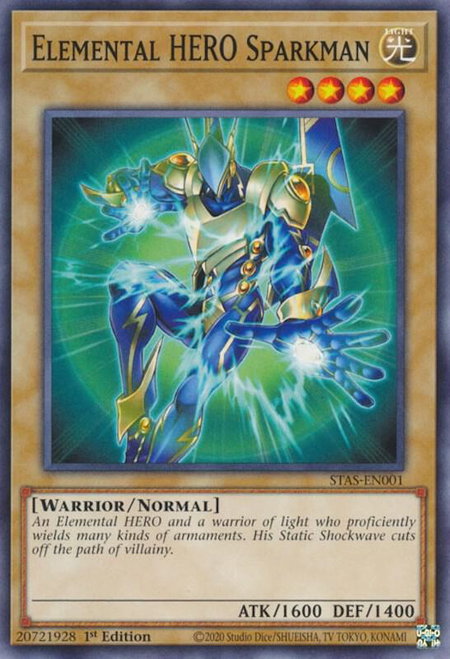 Elemental HERO Sparkman - 2-Player Starter Set YuGiOh trading card