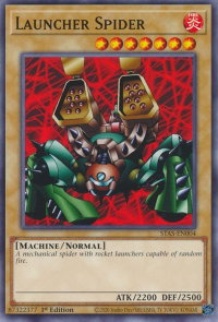 Launcher Spider - 2-Player Starter Set (TPSS) #STAS-EN004 - Common / Short Print YuGiOh Trading Card