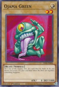 Ojama Green - 2-Player Starter Set (TPSS) #STAS-EN006 - Common / Short Print YuGiOh Trading Card