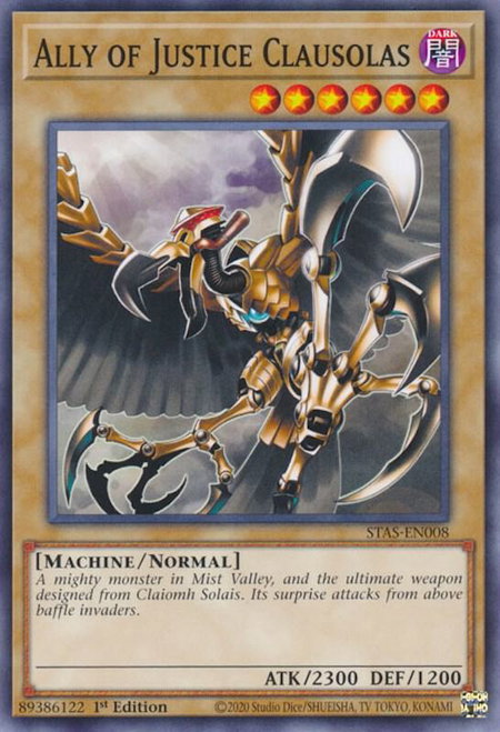 Ally of Justice Clausolas - 2-Player Starter Set YuGiOh trading card