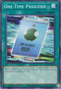 One-Time Passcode - 2-Player Starter Set (TPSS) #STAS-EN016 - Common / Short Print YuGiOh Trading Card