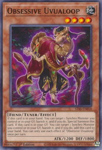 Obsessive Uvualoop - 2-Player Starter Set (TPSS) #STAS-EN018 - Common / Short Print YuGiOh Trading Card