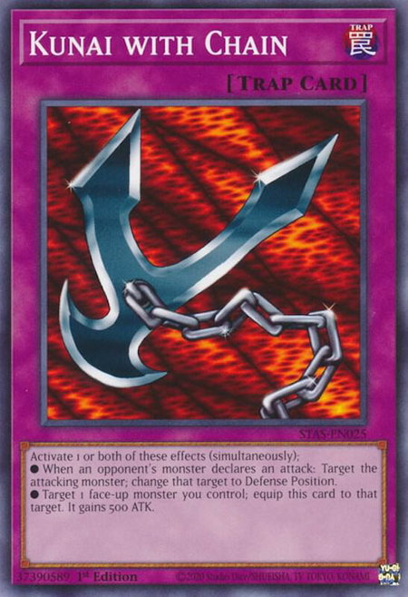 Kunai with Chain - 2-Player Starter Set YuGiOh trading card