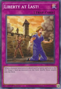 Liberty at Last! - 2-Player Starter Set (TPSS) #STAS-EN035 - Common / Short Print YuGiOh Trading Card