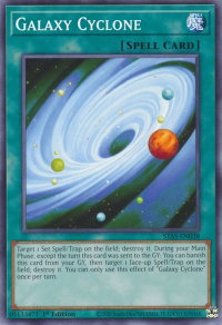 Galaxy Cyclone - 2-Player Starter Set (TPSS) #STAS-EN038 - Common / Short Print YuGiOh Trading Card