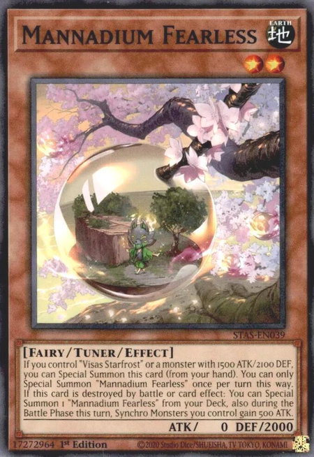 Mannadium Fearless (STAS-EN039) - 2-Player Starter Set YuGiOh trading card