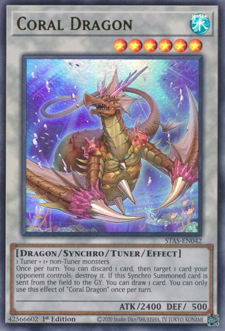 Coral Dragon - 2-Player Starter Set YuGiOh trading card