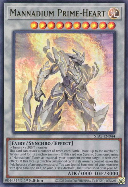 Mannadium Prime-Heart - 2-Player Starter Set YuGiOh trading card