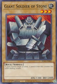 Giant Soldier of Stone - 2-Player Starter Set (TPSS) #STAX-EN002 - Common / Short Print YuGiOh Trading Card