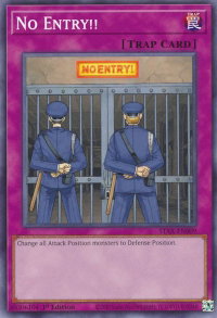 No Entry!! - 2-Player Starter Set (TPSS) #STAX-EN009 - Common / Short Print YuGiOh Trading Card
