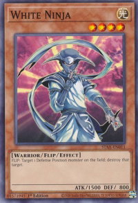 White Ninja - 2-Player Starter Set (TPSS) #STAX-EN011 - Common / Short Print YuGiOh Trading Card