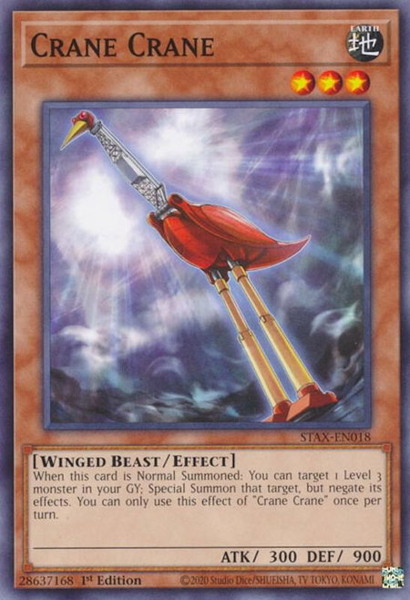 Crane Crane - 2-Player Starter Set YuGiOh trading card