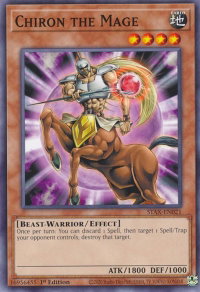 Chiron the Mage - 2-Player Starter Set (TPSS) #STAX-EN021 - Common / Short Print YuGiOh Trading Card