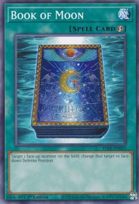 Book of Moon - 2-Player Starter Set (TPSS) #STAX-EN025 - Common / Short Print YuGiOh Trading Card