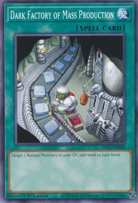Dark Factory of Mass Production - 2-Player Starter Set (TPSS) #STAX-EN028 - Common / Short Print YuGiOh Trading Card