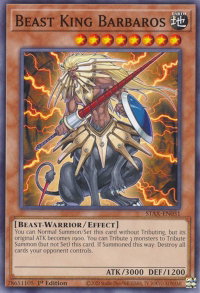 Beast King Barbaros - 2-Player Starter Set (TPSS) #STAX-EN031 - Common / Short Print YuGiOh Trading Card