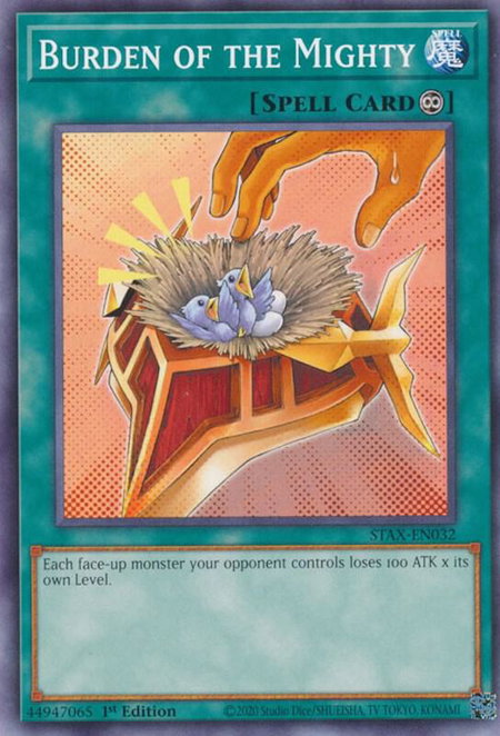 Burden of the Mighty - 2-Player Starter Set YuGiOh trading card