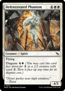 Defenestrated Phantom - Murders at Karlov Manor (MKM) #11 - Common Magic: The Gathering Trading Card