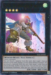 Castel, the Skyblaster Musketeer - 2-Player Starter Set (TPSS) #STAX-EN043 - Ultra Rare YuGiOh Trading Card
