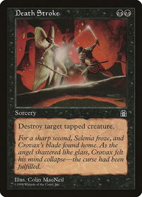 Death Stroke - Stronghold (STH) #null - Common Magic: The Gathering Trading Card