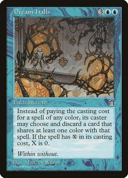 Dream Halls trading card from Stronghold Dream Halls - Stronghold Magic: The Gathering trading card