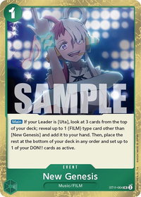 New Genesis - Starter Deck 11: Uta (ST-11) #ST11-004 - Super Rare One Piece Trading Card