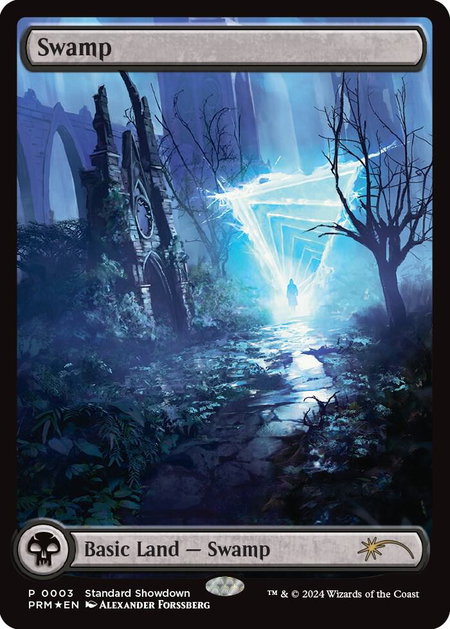 Swamp (Alexander Forssberg) - Standard Showdown Promos Magic: The Gathering trading card