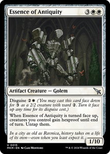 Essence of Antiquity - Murders at Karlov Manor (MKM) #15 - Uncommon Magic: The Gathering Trading Card