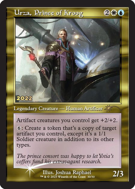 Urza, Prince of Kroog - 30th Anniversary Promos Magic: The Gathering trading card