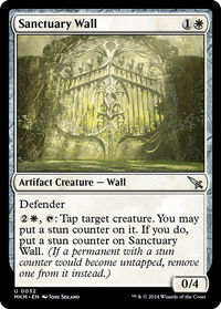 Sanctuary Wall - Murders at Karlov Manor (MKM) #32 - Uncommon Magic: The Gathering Trading Card