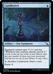 Candlestick - Murders at Karlov Manor (MKM) #43 - Uncommon Magic: The Gathering Trading Card