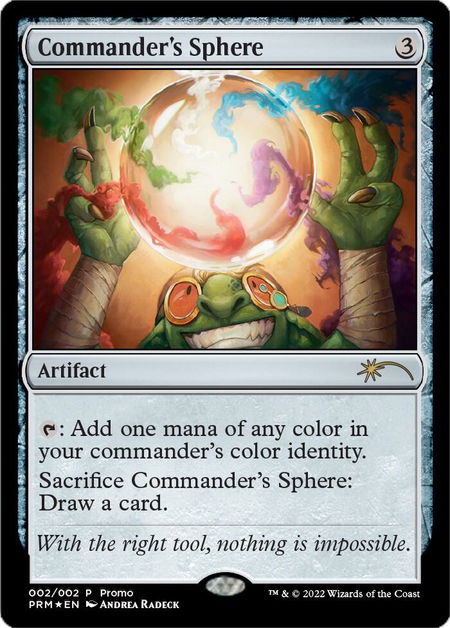 Commander's Sphere - WPN & Gateway Promos Magic: The Gathering trading card
