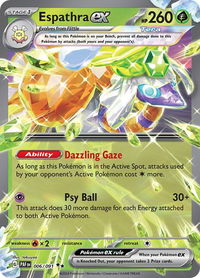 Espathra ex - 006/091 - SV: Paldean Fates (PAF) #006/091 - Double Rare Pokémon Trading Card