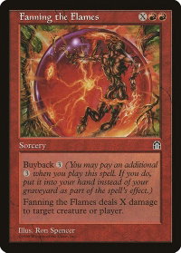 Fanning the Flames - Stronghold (STH) #null - Uncommon Magic: The Gathering Trading Card