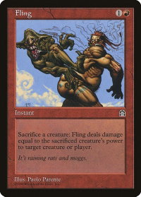 Fling - Stronghold (STH) #null - Common Magic: The Gathering Trading Card