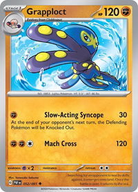 Grapploct - SV: Paldean Fates (PAF) #052/091 - Uncommon Pokémon Trading Card