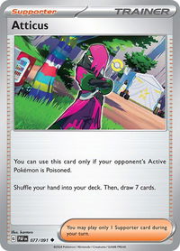 Atticus - SV: Paldean Fates (PAF) #077/091 - Uncommon Pokémon Trading Card