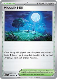 Moonlit Hill - SV: Paldean Fates (PAF) #081/091 - Uncommon Pokémon Trading Card