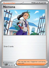 Nemona - 082/091 - SV: Paldean Fates (PAF) #082/091 - Common Pokémon Trading Card
