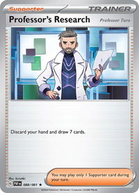 Professor's Research - 088/091 - SV: Paldean Fates (PAF) #088/091 - Rare Pokémon Trading Card
