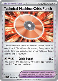 Technical Machine: Crisis Punch - SV: Paldean Fates (PAF) #090/091 - Uncommon Pokémon Trading Card