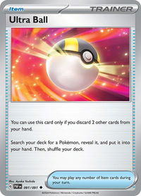 Ultra Ball - SV: Paldean Fates (PAF) #091/091 - Uncommon Pokémon Trading Card