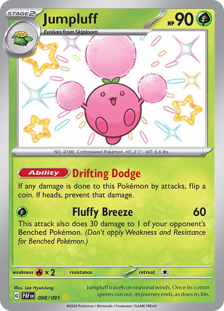 Jumpluff - SV: Paldean Fates Pokémon trading card