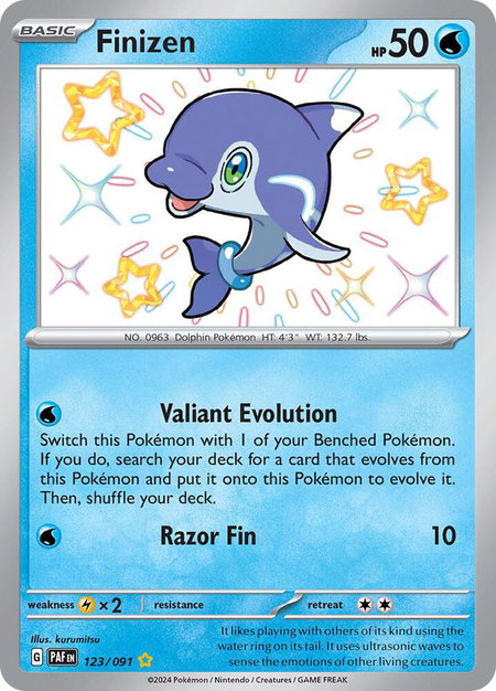 Finizen - SV: Paldean Fates Pokémon trading card