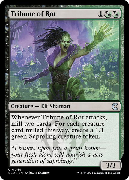 Tribune of Rot trading card from Ravnica: Clue Edition Tribune of Rot - Ravnica: Clue Edition Magic: The Gathering trading card