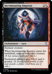 Incriminating Impetus - Ravnica: Clue Edition (CLU) #35 - Uncommon Magic: The Gathering Trading Card