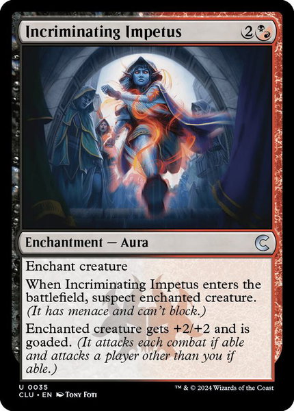 Incriminating Impetus trading card from Ravnica: Clue Edition Incriminating Impetus - Ravnica: Clue Edition Magic: The Gathering trading card