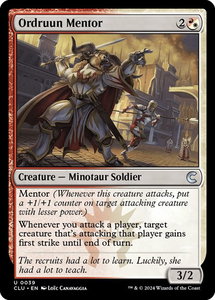 Ordruun Mentor - Ravnica: Clue Edition (CLU) #39 - Uncommon Magic: The Gathering Trading Card